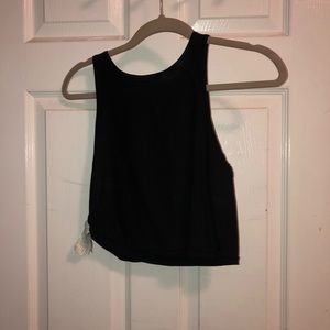Black tank top